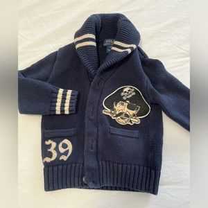 Polo Ralph Lauren pirate boys cardigan 4t